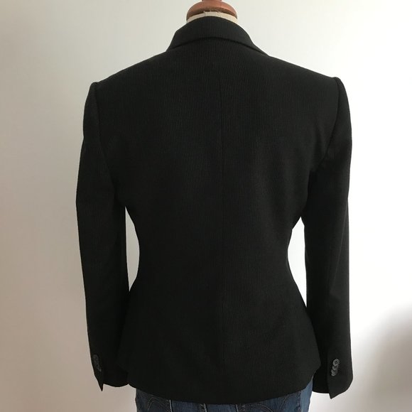 Margaret M - Black Jacket with White Strips - Picture 3 of 6